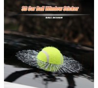Наклейка 3D  "теннисный мяч" 2 шт.